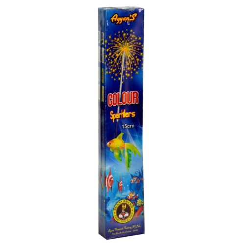 15Cm Coloured Sparklers(2 Box)=20pcs