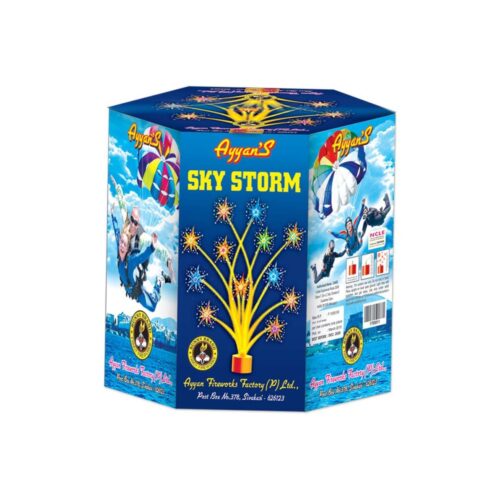 Sky Storm(12 Shot Crackling)(1 Box)