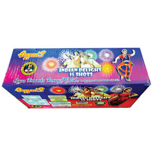 Indian Delight(15 Shot Crackling)(1 Box)
